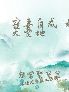 宠妻自成  婚天爱地