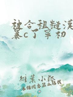 被合租糙汉室友暴c了宁初