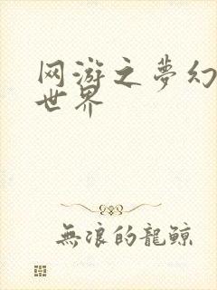 网游之梦幻传奇世界