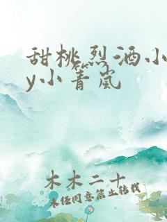 甜桃烈酒小说by小箐岚