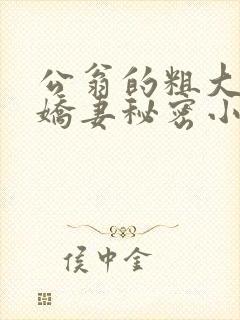 公翁的粗大放进娇妻秘密小说