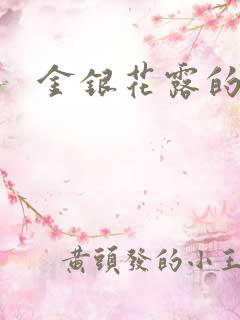 金银花露的小说