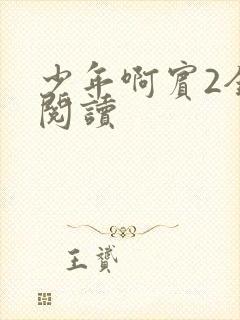 少年啊宾2全文阅读