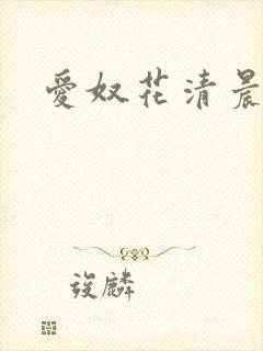 爱奴花清晨