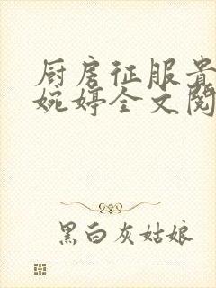 厨房征服贵妇秦婉婷全文阅读