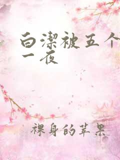 白洁被五个人玩一夜