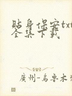 贴身保安txt全集下载