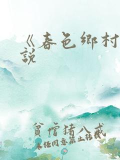 《春色乡村》小说
