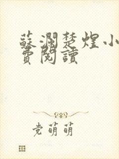 苏澜楚煜小说免费阅读