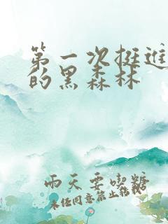 第一次挺进麻麻的黑森林