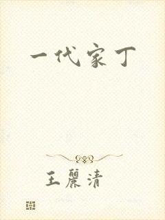 一代家丁