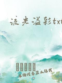 流光溢彩txt