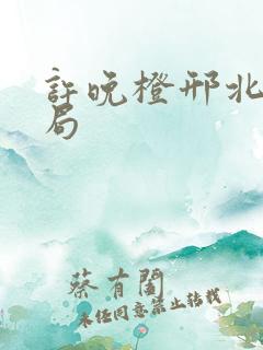 许晚橙邢北琛结局