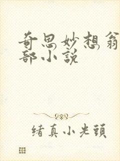 奇思妙想翁的全部小说