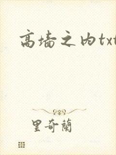 高墙之内txt