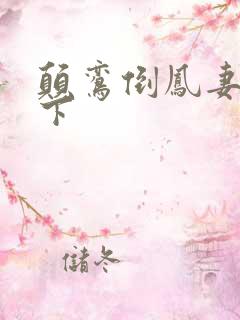 颠鸾倒凤妻上夫下