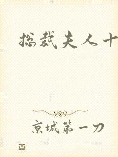 总裁夫人十八岁