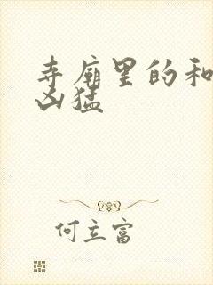 寺庙里的和尚很凶猛