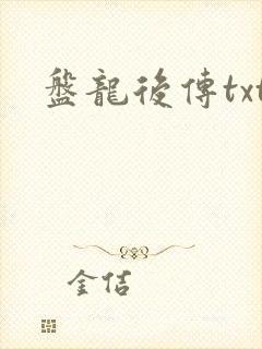 盘龙后传txt