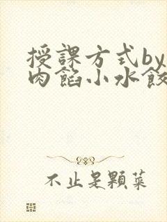 授课方式by 肉馅小水饺