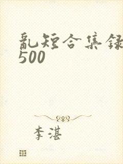 乱短合集录目伦500
