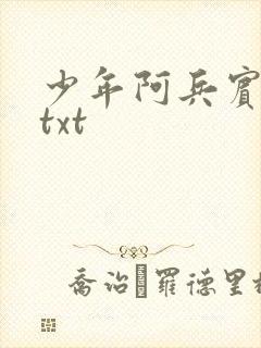 少年阿兵宾小说txt