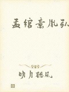 孟绾意胤弘小说