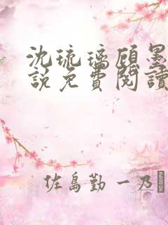 沈琉璃顾墨枫小说免费阅读