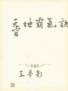 天地霸气诀无弹窗