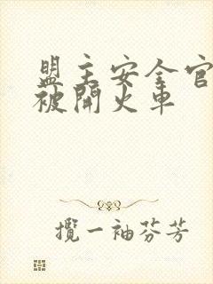 盟主安全官泰国被开火车