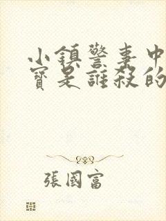 小镇警事中张镇宝是谁杀的