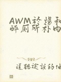 AWM于炀和祁醉厕所补肉
