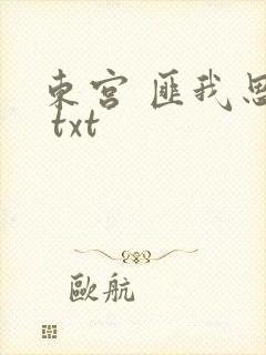 东宫 匪我思存 txt