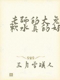 老师的大兔子好软水真的好多