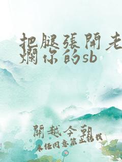 把腿张开老子臊烂你的sb