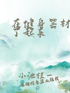 在健身器材上做了起来