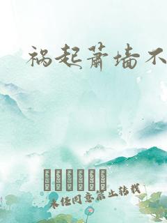 祸起萧墙不知戢