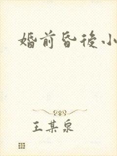 婚前昏后小说