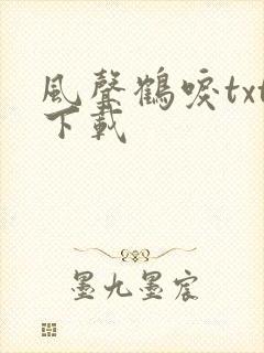 风声鹤唳txt下载