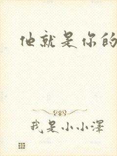 他就是你的新郎