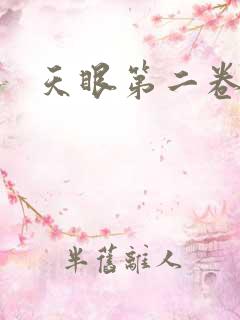 天眼第二卷