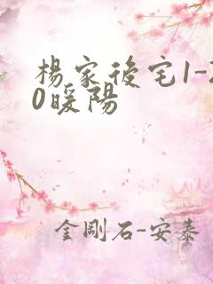 杨家后宅1-20暖阳