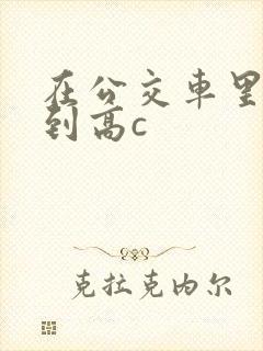 在公交车里c弄到高c