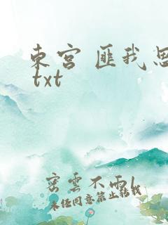东宫 匪我思存 txt