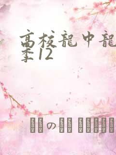 高校龙中龙第二季12