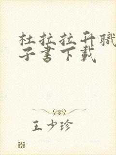 杜拉拉升职记电子书下载