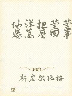 仙洋把莹莹干肛瘘怎么回事