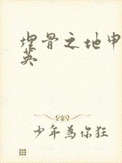 埋骨之地申屠奎英