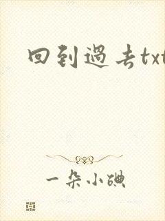 回到过去txt