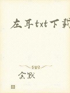 左耳txt下载